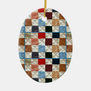 Farbige Quadrate Keramik Ornament