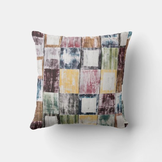Farbige Quadrate Kissen (Rückseite)