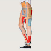 Farbige Quadrate Leggings (Links)