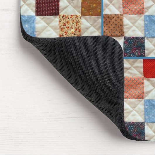 Farbige Quadrate Mousepad (Ecke)