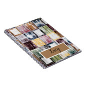 Farbige Quadrate Notizblock (Rechte Seite)