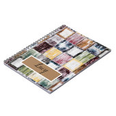 Farbige Quadrate Notizblock (Linke Seite)