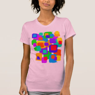 Farbige Quadrate T-Shirt