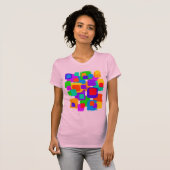 Farbige Quadrate T-Shirt (Vorne ganz)