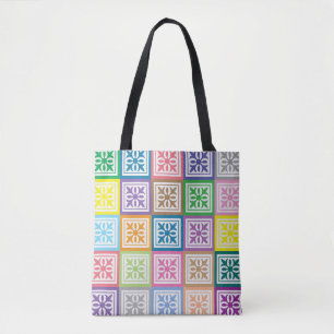 Farbige Quadrate Tasche