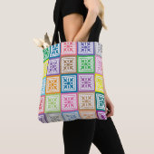 Farbige Quadrate Tasche (Von Nahem)