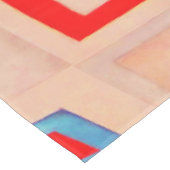 Farbige Quadrate Tischdecke (Schrägansicht)