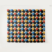 Farbige Quadrate Wandteppich (Vorderseite (Horizontal))