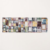 Farbige Quadrate Yogamatte (Vorderseite (Horizontal))