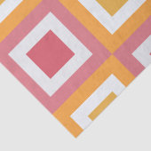 Farbige quadratische Geometrie Seidenpapier (Detail)