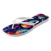 Farbige Qualle Badesandalen (Schrägansicht)