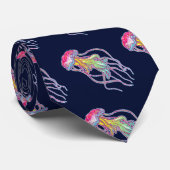 Farbige Qualle Krawatte (Gerollt)