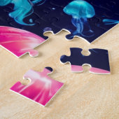 Farbige Qualle Puzzle (Seite)