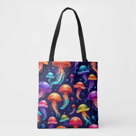 Farbige Qualle Tasche (Vorderseite)
