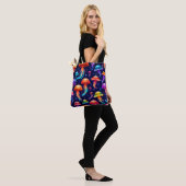 Farbige Qualle Tasche (Am Model)