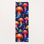 Farbige Qualle Yogamatte (Rückseite)