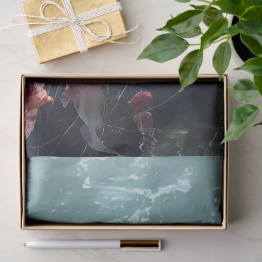 Farbige Quallen-Decoupage Seidenpapier (Geschenk)