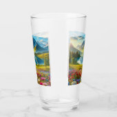 Farbige Quelle/blühender Bergsee Glas (Rechts)