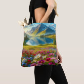 Farbige Quelle/blühender Bergsee Tasche (Von Nahem)