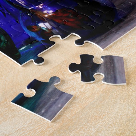 Farbige Rainbow-Glasflasche Puzzle (Seite)