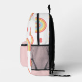 Farbige Rainbow-Kinder Bedruckter Rucksack (Rechts)