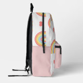 Farbige Rainbow-Kinder Bedruckter Rucksack (Links)