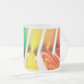 Farbige Rainbow-Light-Refraktion-Tasse Mattglastasse (VorderseiteRechts)