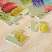 Farbige Rainbow Macaron Cookies Muster Jigsaw Puzzle (Seite)