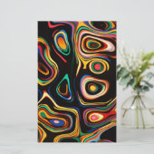 Farbige Rainbows Briefpapier (Stehend Vorderseite)