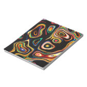 Farbige Rainbows Notizblock (Rotiert)