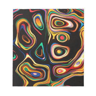 Farbige Rainbows Notizblock