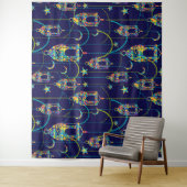 Farbige Ramadan-Symbole Wandteppich (Beispiel)