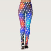 Farbige Randkreise im Hintergrund Leggings (Rückseite)