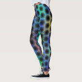 Farbige Randkreise im Hintergrund Leggings (Links)