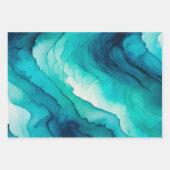 Farbige Rauch Art Wrapping Paper Sheets Geschenkpapier Set (Vorderseite 2)