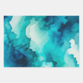 Farbige Rauch Art Wrapping Paper Sheets Geschenkpapier Set (Vorderseite)