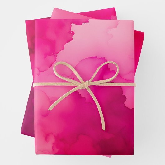 Farbige Rauch Art Wrapping Paper Sheets Geschenkpapier Set