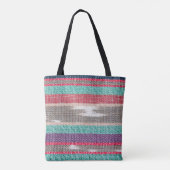 Farbige, raue Textur, Muster, Hintergrund Tasche (Rückseite)