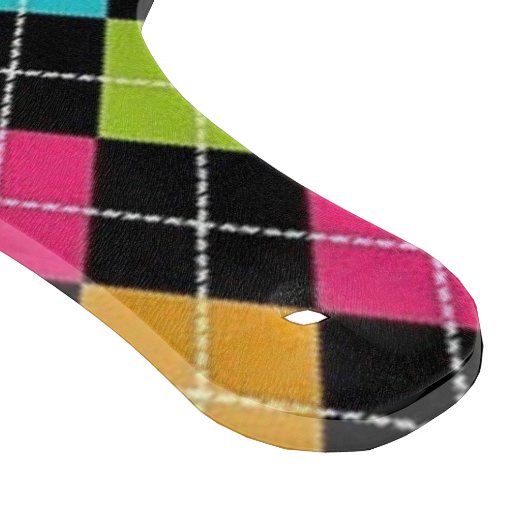 Farbige Raute Muster Personalisierte Schneidebrett (Ecke)