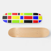 Farbige Rechtecke 01 - Alte Schule Skateboard (Horizontal)