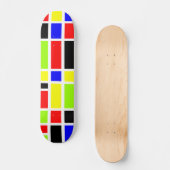 Farbige Rechtecke 01 - Alte Schule Skateboard (Vorderseite)