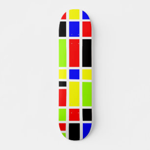 Farbige Rechtecke 01 - Alte Schule Skateboard