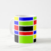 Farbige Rechtecke 01 Kaffeetasse (Vorderseite Links)