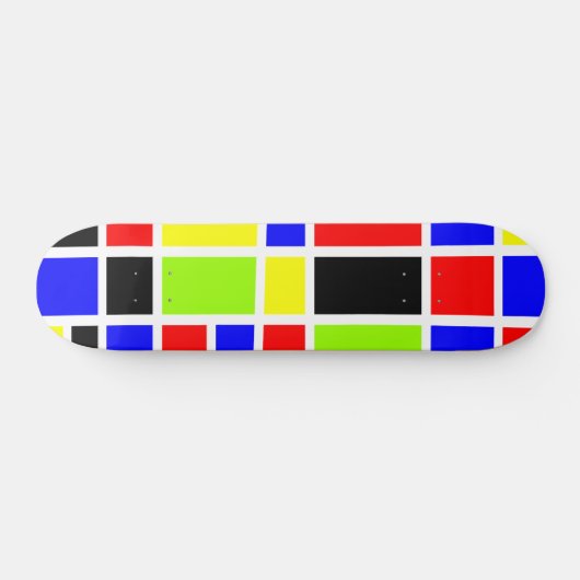 Farbige Rechtecke 02 - Alte Schule Skateboard (Horizontal)