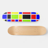 Farbige Rechtecke 02 - Alte Schule Skateboard (Horizontal)