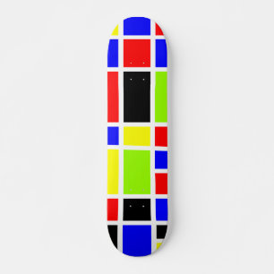 Farbige Rechtecke 02 - Alte Schule Skateboard