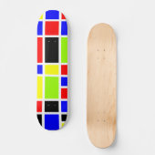 Farbige Rechtecke 02 Skateboard (Vorderseite)