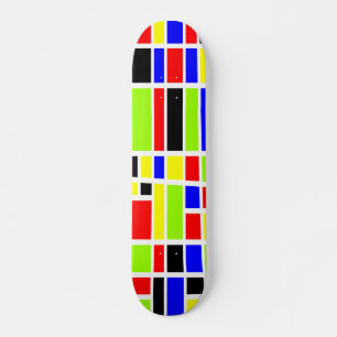 Farbige Rechtecke 03 - Alte Schule Skateboard