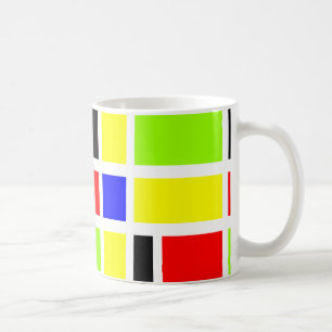 Farbige Rechtecke 03 Kaffeetasse
