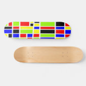 Farbige Rechtecke 03 Skateboard (Horizontal)